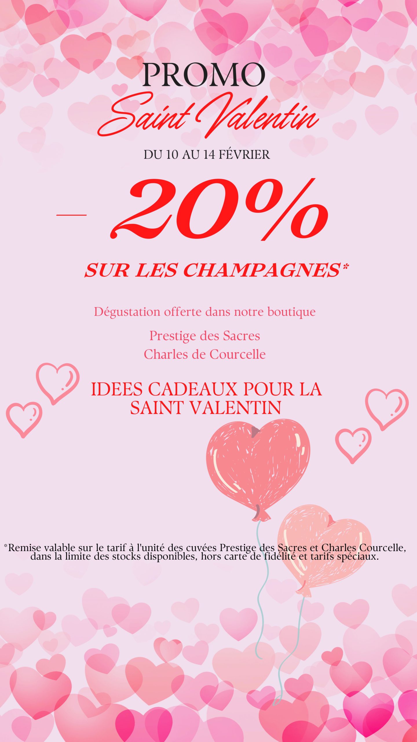 Promo Saint Valentin